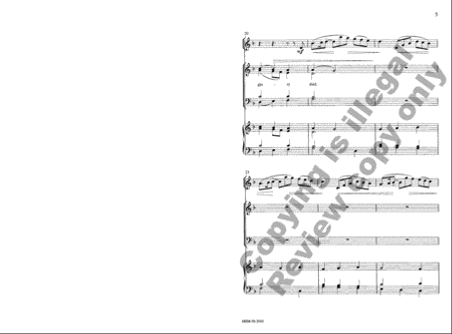When I Survey the Wondrous Cross 4-Part scores gallery preview page 5