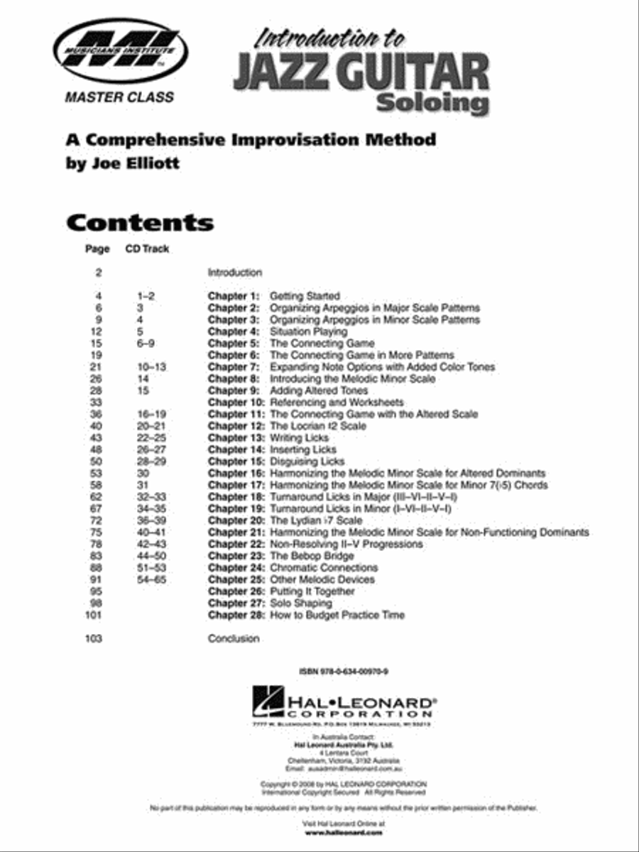 Introduction to Jazz Guitar Soloing Electric Guitar scores gallery preview page 2