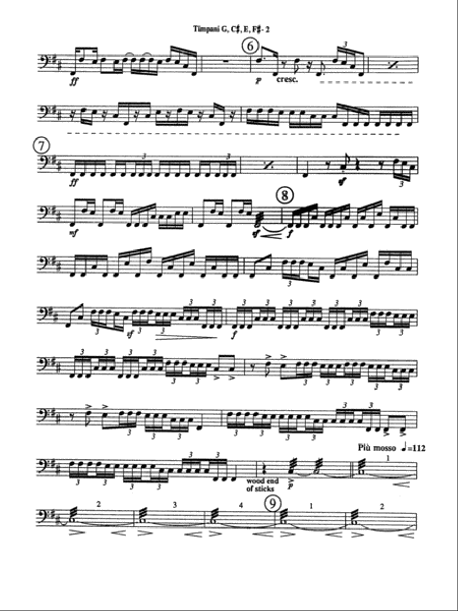 4/4 for Four: Timpani 4/4 for Four: Timpani Percussion Ensemble scores gallery preview page 2
