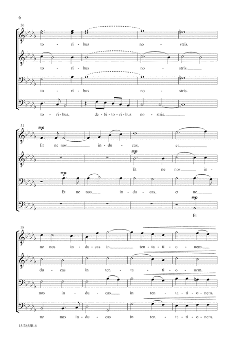 Pater Noster TTBB scores gallery preview page 6