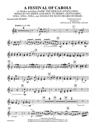 A Festival of Carols (A Medley): 2nd & 3rd Trumpet