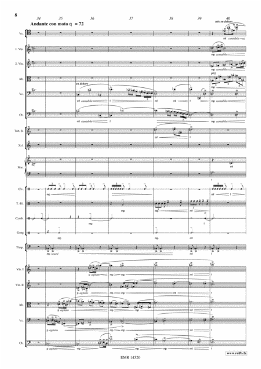 Concerto Mystique Percussion Ensemble scores gallery preview page 8