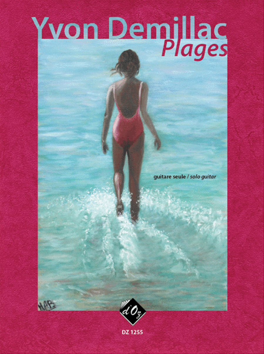 Plages Classical Guitar scores gallery preview page 1