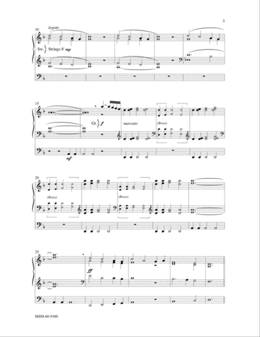 At the Name of Jesus 4-Part scores gallery preview page 3