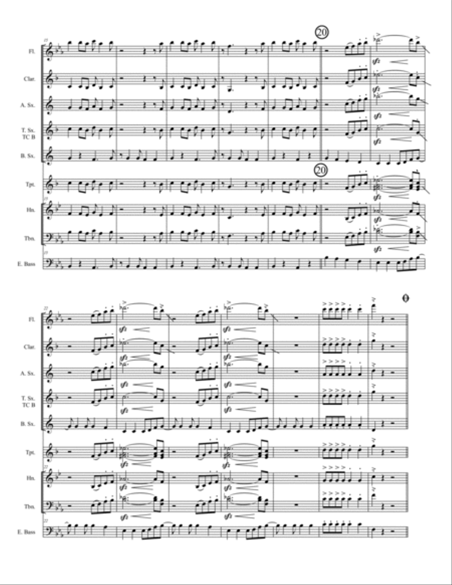 Tequila Jazz Ensemble scores gallery preview page 4