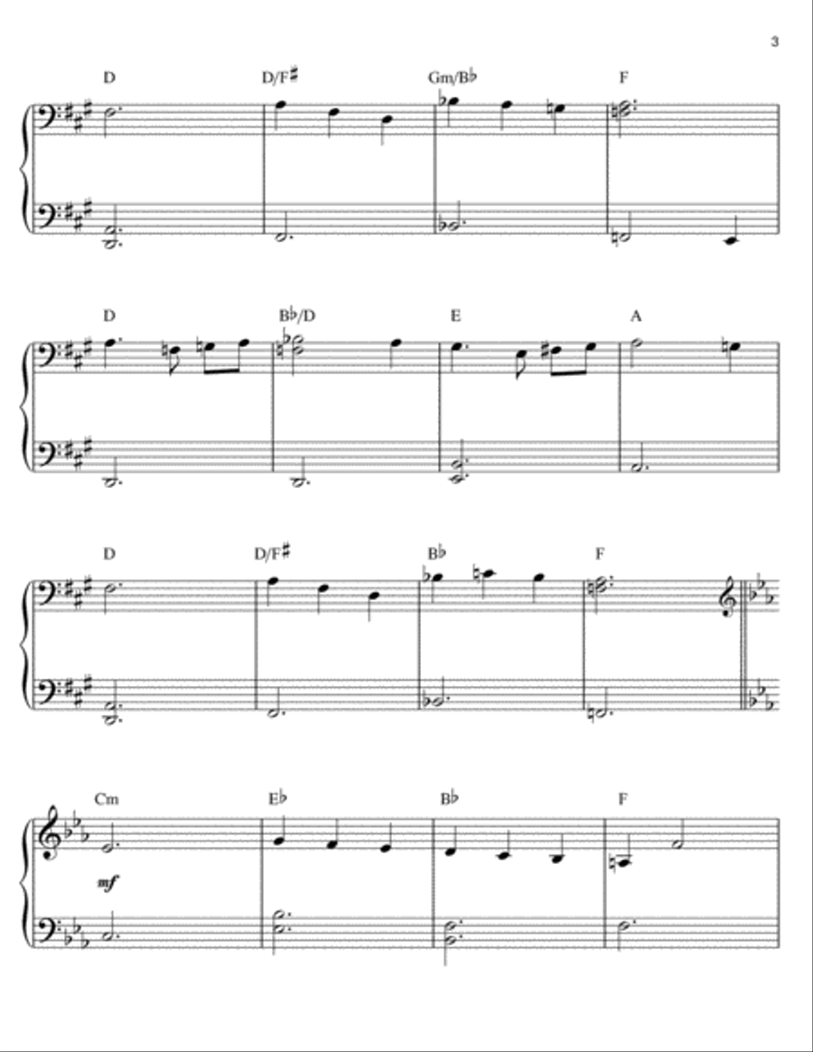 The Wandering Kind (Prelude) Voice scores gallery preview page 3