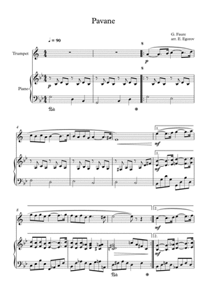 Pavane, Gabriel Faure, For Trumpet & Piano