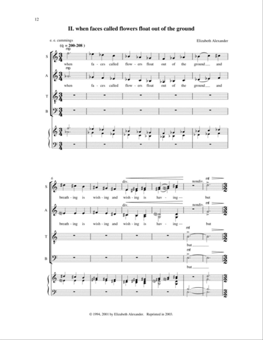 Spring Revels 4-Part scores gallery preview page 15