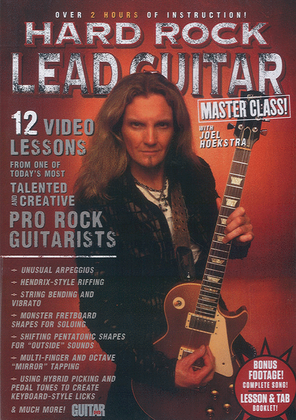 Book cover for Guitar World -- Hard Rock Lead Guitar Master Class!