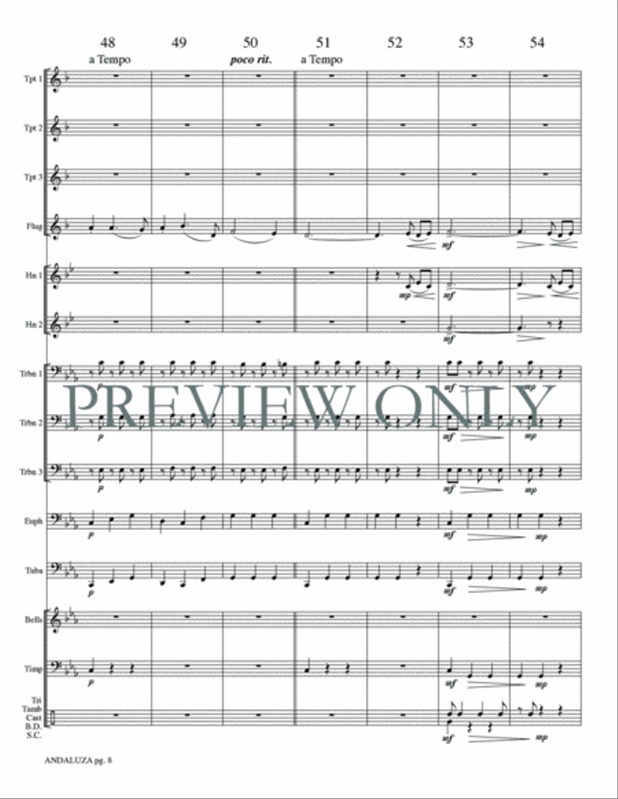 Andaluza Small Ensemble scores gallery preview page 10