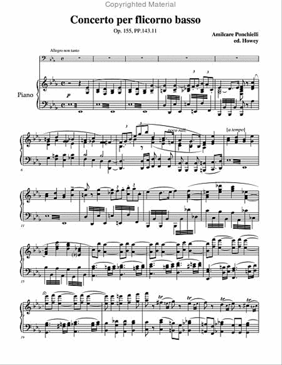 Concerto per Flicorno Basso Euphonium scores gallery preview page 2