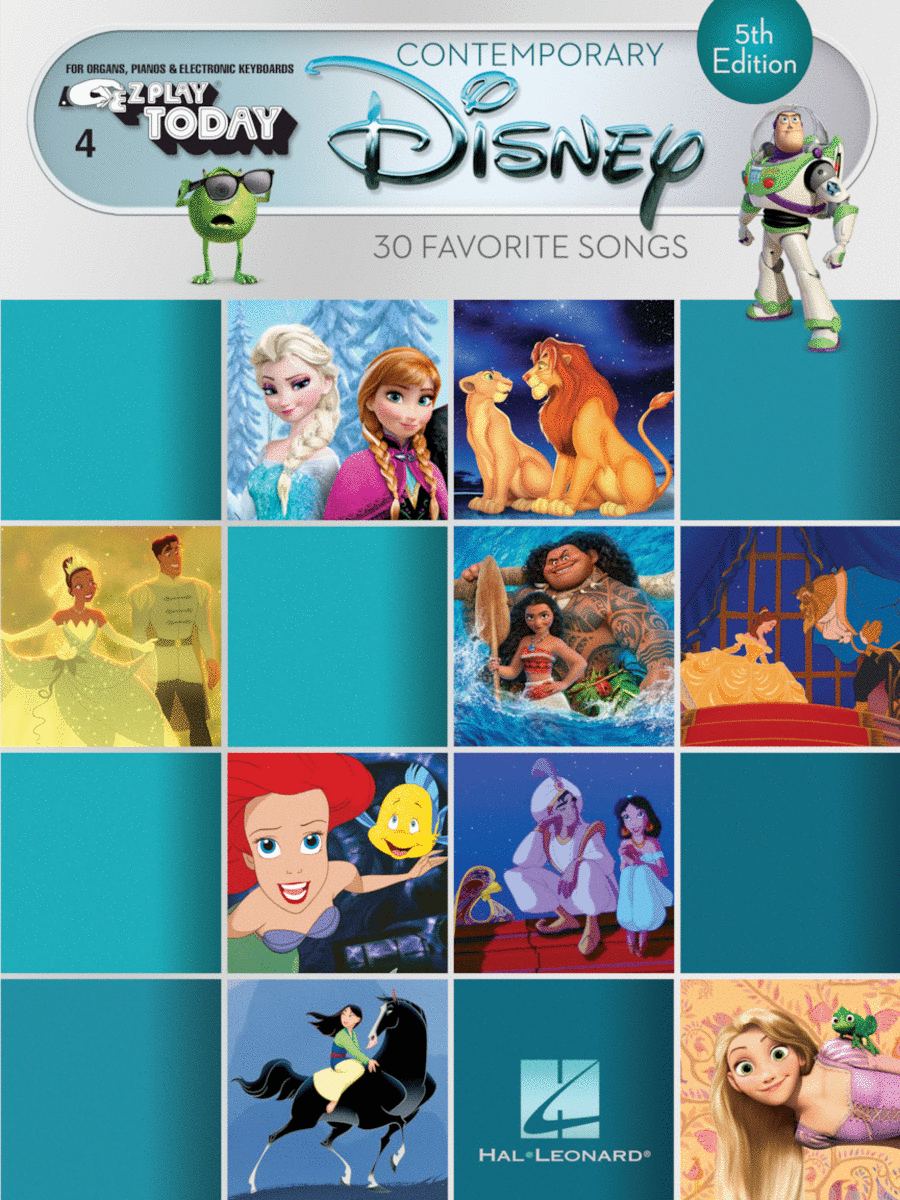 Contemporary Disney - 5th Edition Electronic Keyboard scores gallery preview page 1