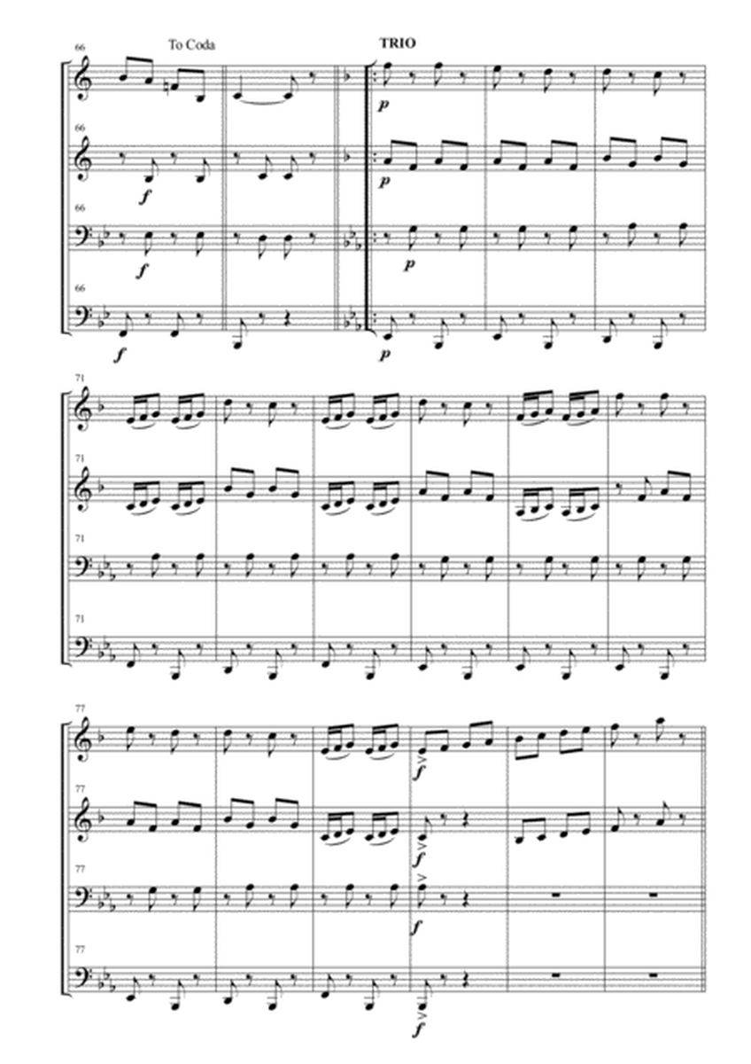 Tritsch-Tratsch Polka for Brass Quartet image number null