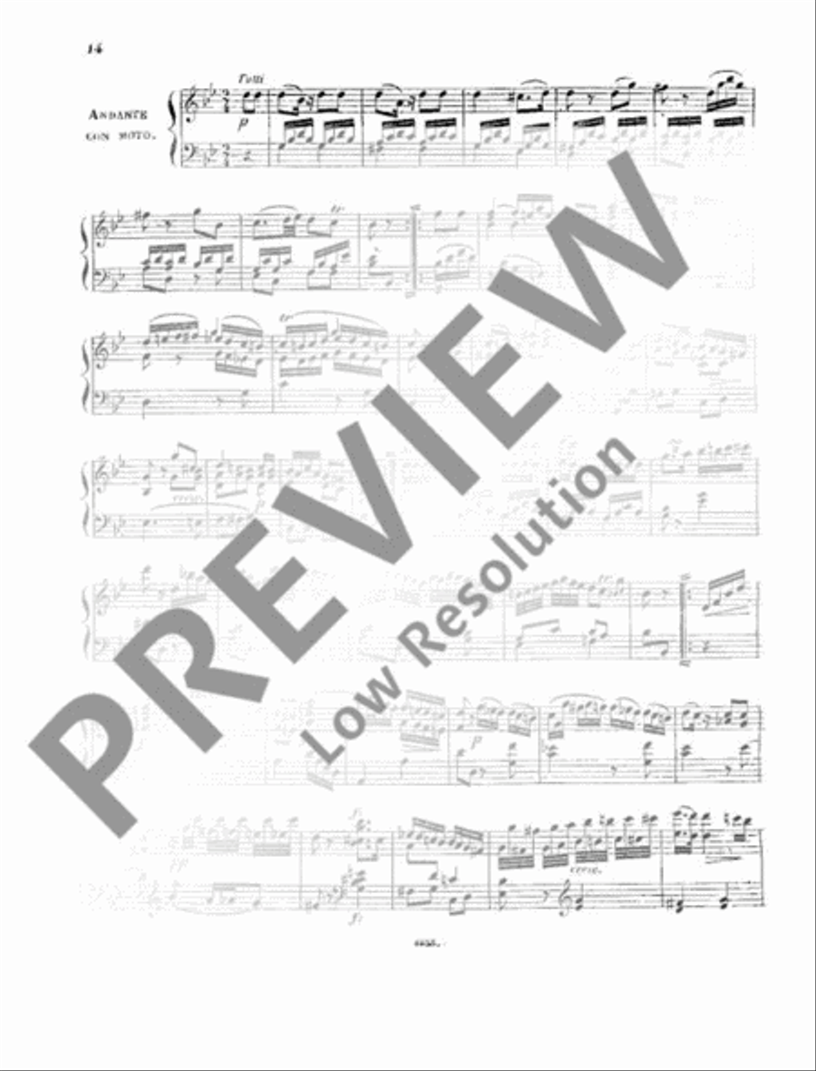 Concerto No. 7 B major Flute scores gallery preview page 17