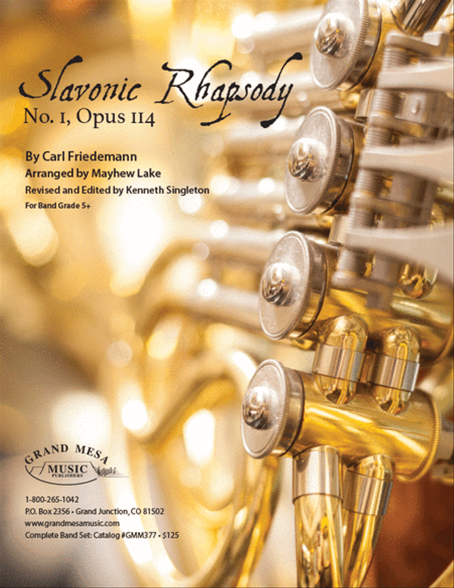 Slavonic Rhapsody No. 1 Concert Band scores gallery preview page 1