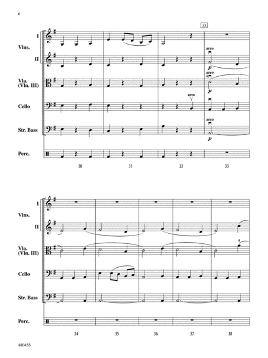 The Lost Lady Found: Score String Orchestra scores gallery preview page 6