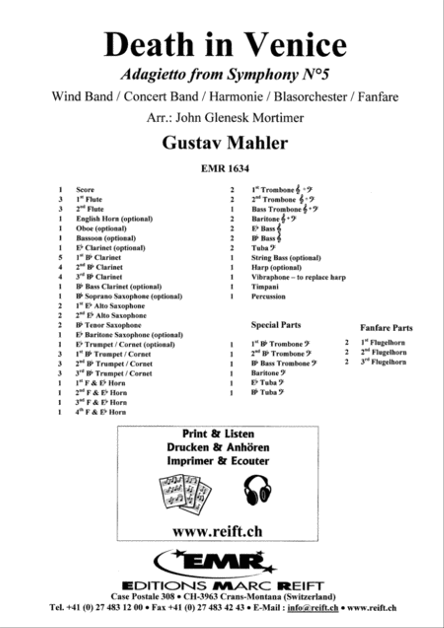 Death In Venice Concert Band scores gallery preview page 2