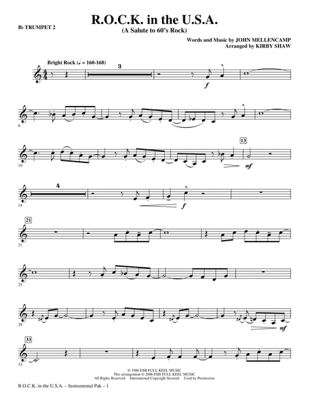 R.O.C.K. In The U.S.A. (A Salute To 60's Rock) - Bb Trumpet 2