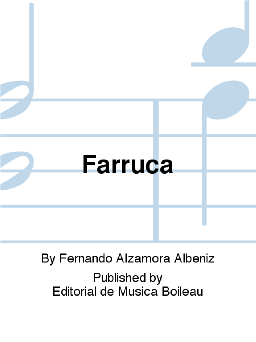 Farruca Farruca Piano Solo scores gallery preview page 1