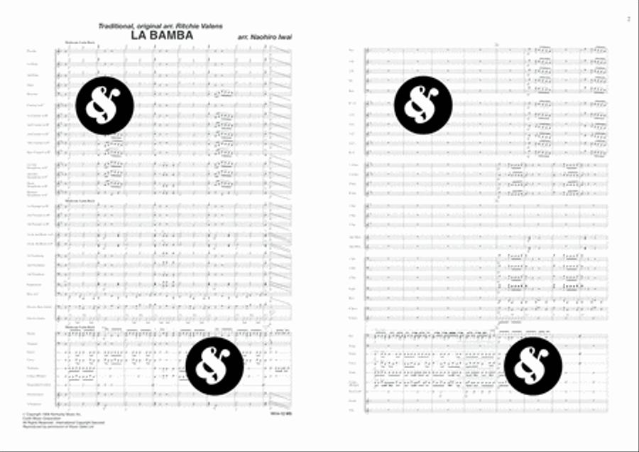 La Bamba La Bamba Concert Band scores gallery preview page 2