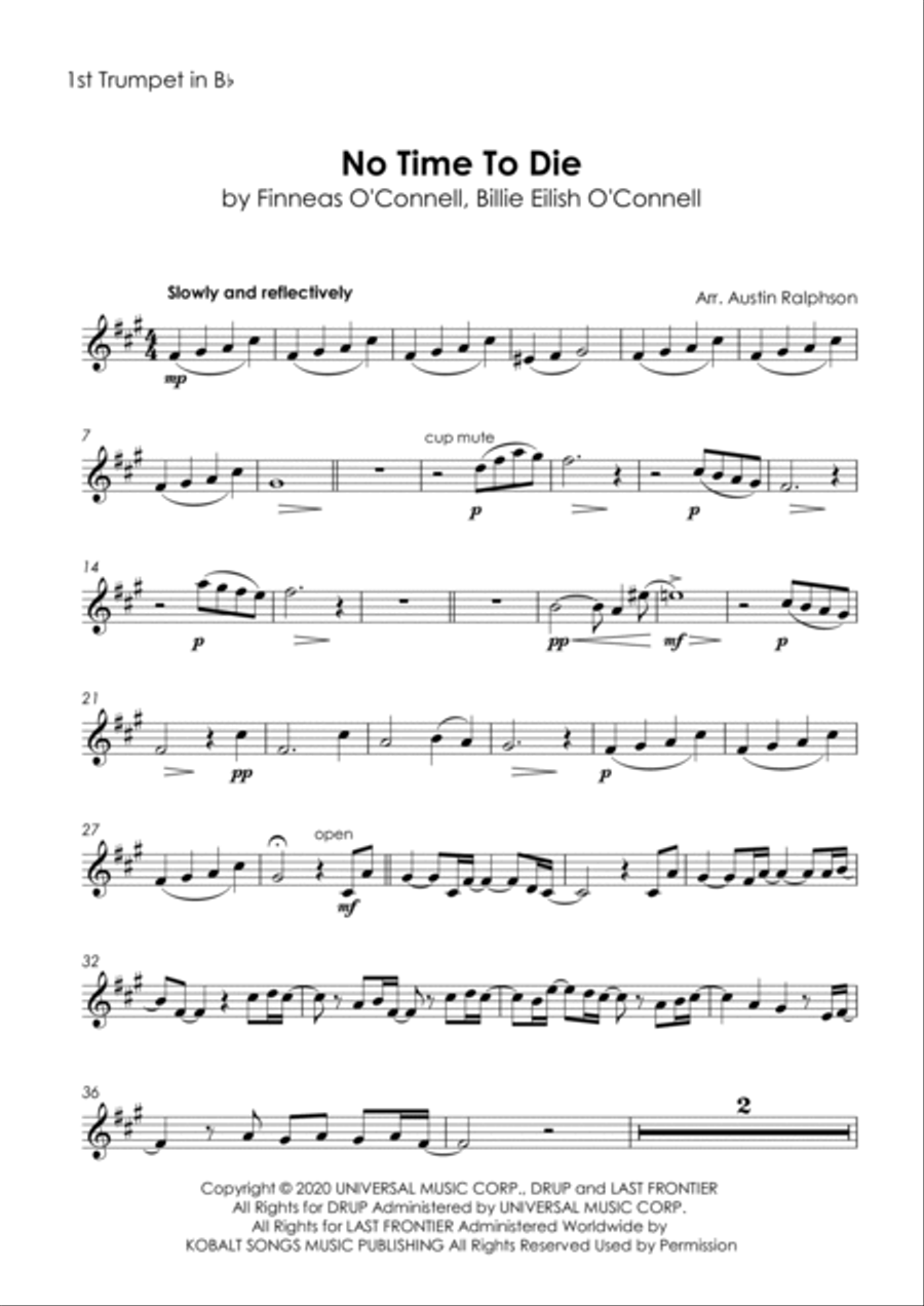 No Time To Die Horn scores gallery preview page 3