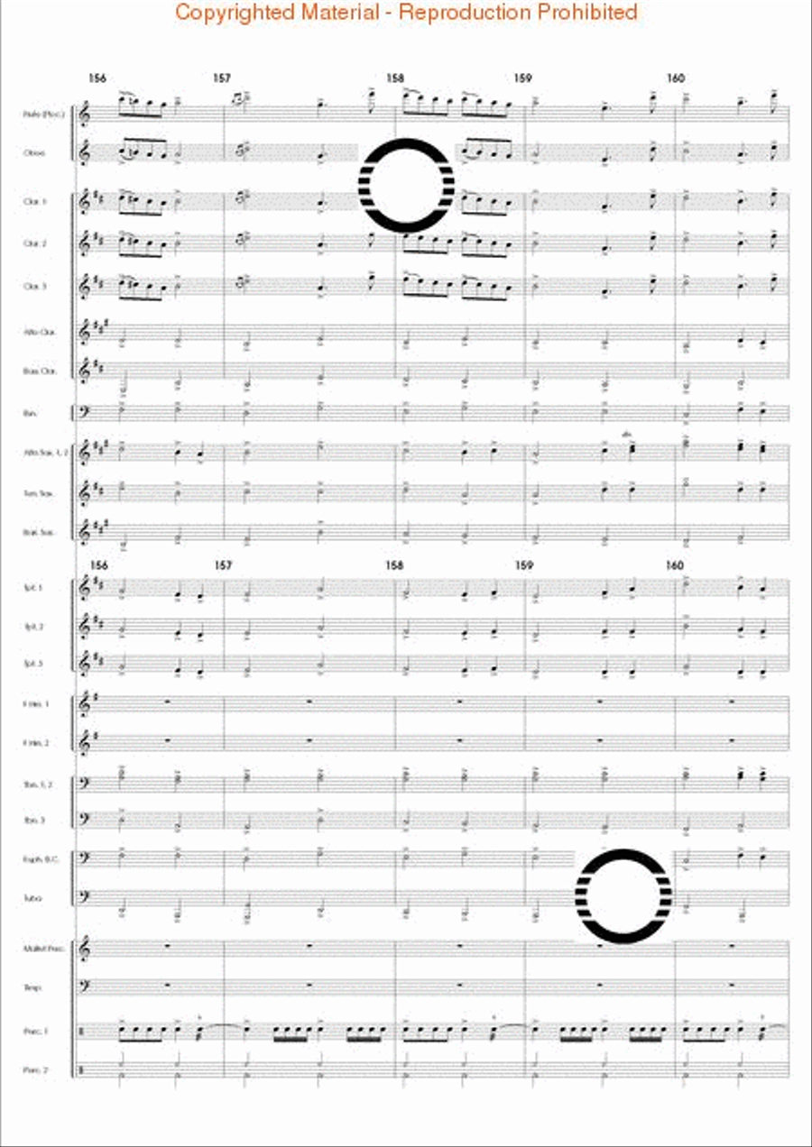 Black Granite III Concert Band scores gallery preview page 33