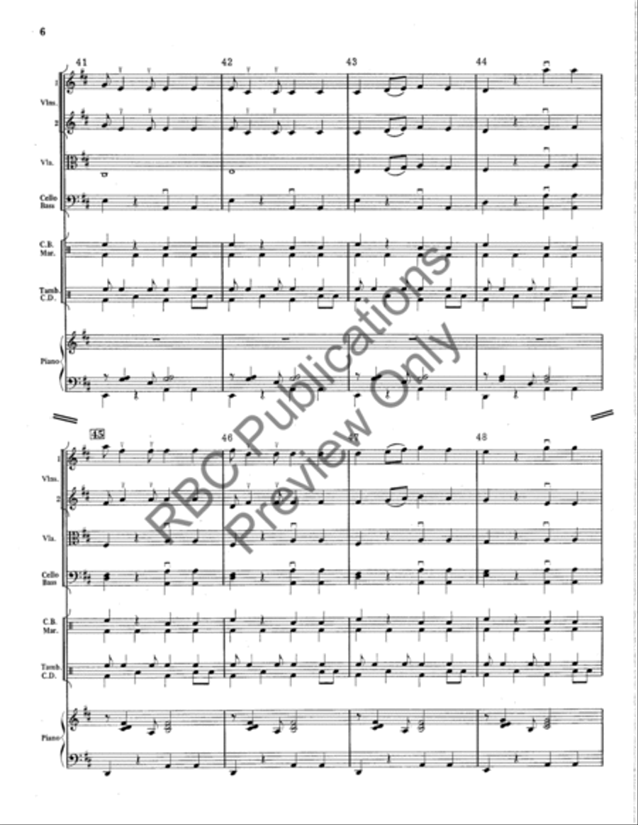 Samba Del Coco String Orchestra scores gallery preview page 7