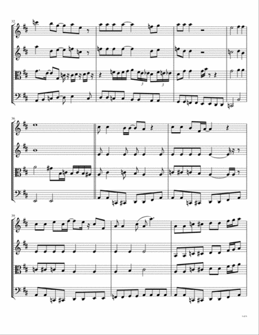 Lady Madonna String Quartet scores gallery preview page 5