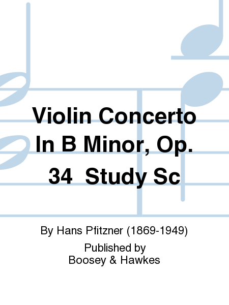 Violin Concerto In B Minor, Op. 34 Study Sc