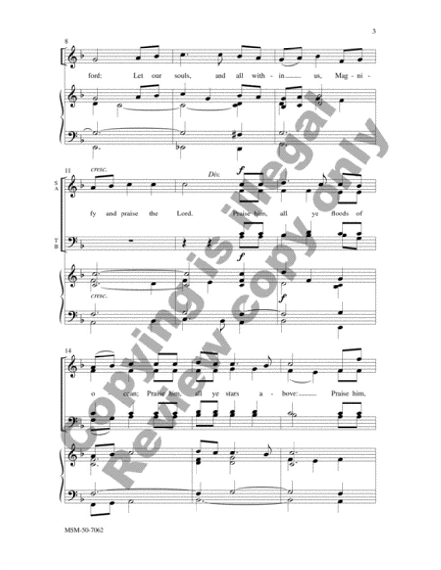 Sing and Praise His Wondrous Love image number null