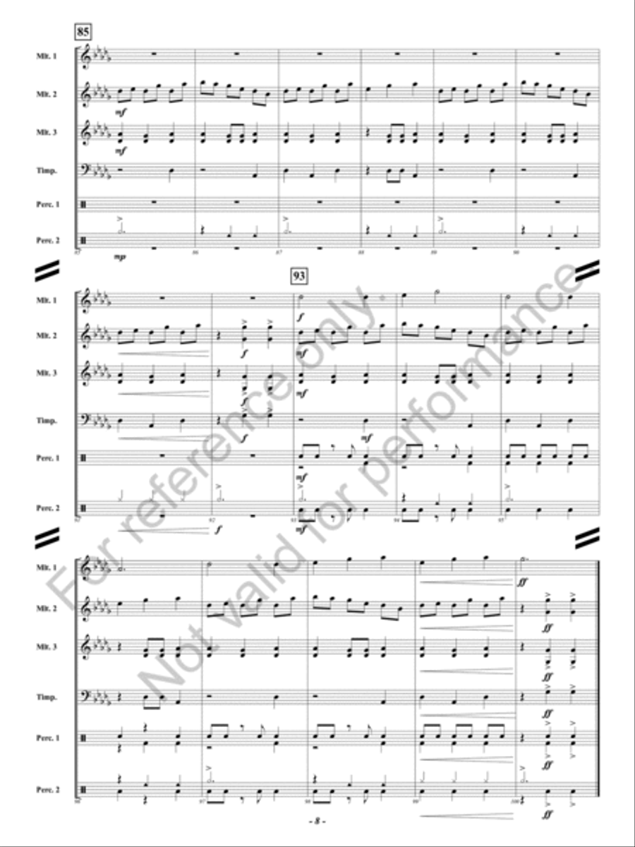 Hatsuhi Sunrise Hatsuhi Sunrise Percussion Ensemble scores gallery preview page 9