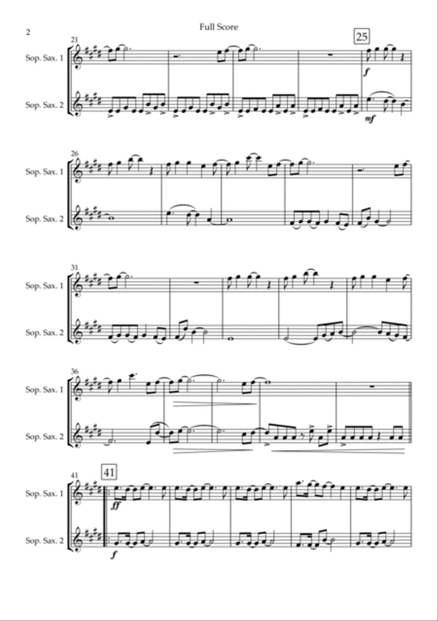 Without You Without You Woodwind Duet scores gallery preview page 2