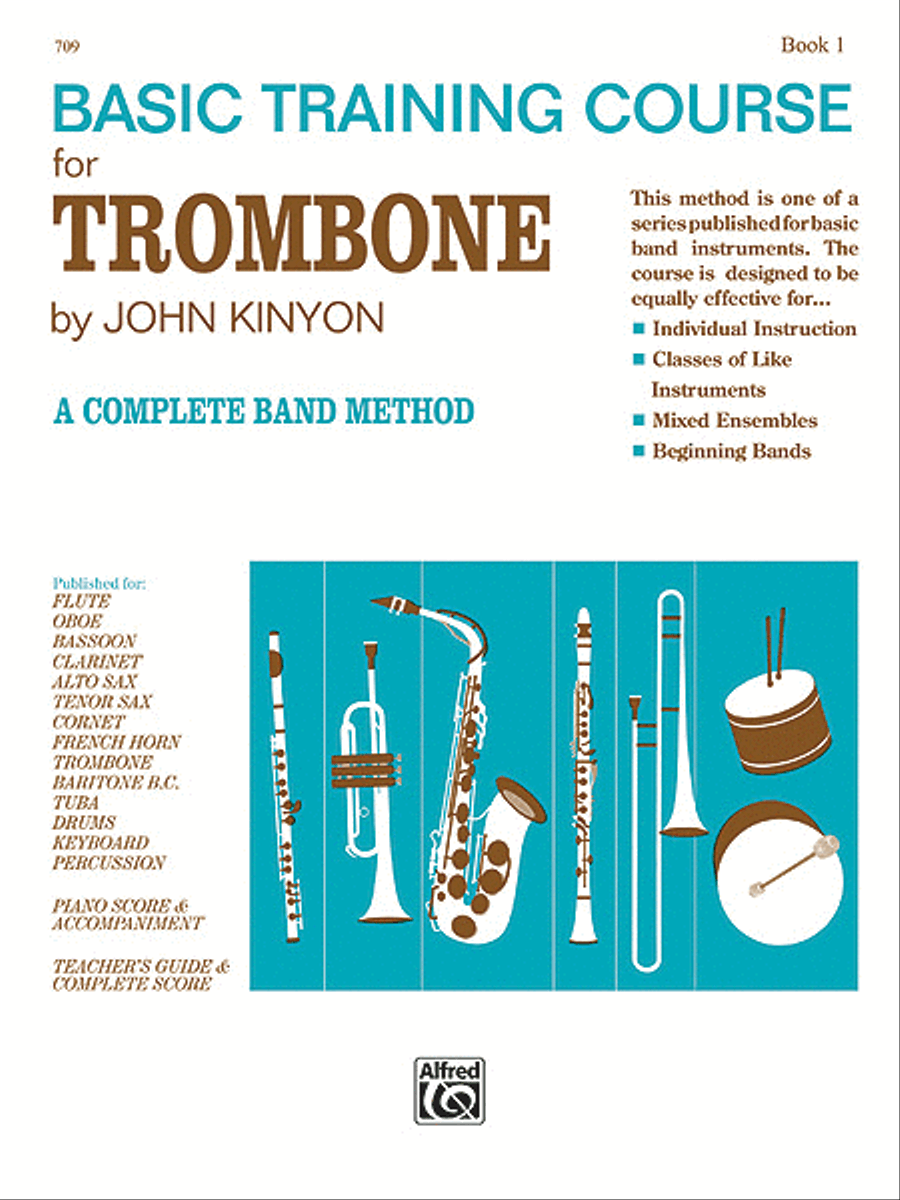 John Kinyon's Basic Training Course, Book 1 by John Kinyon Concert Band Methods - Sheet Music