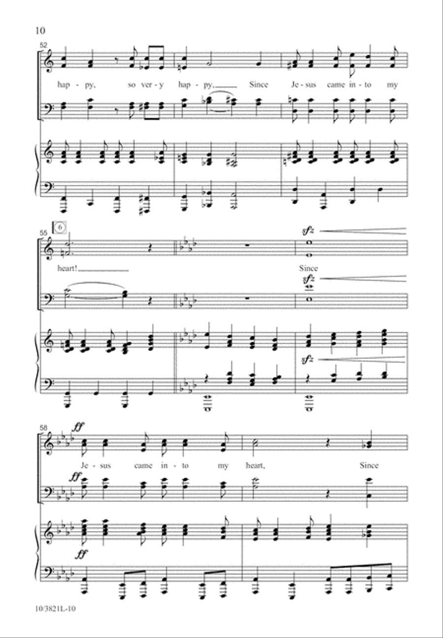Joy Down in My Heart 4-Part scores gallery preview page 11