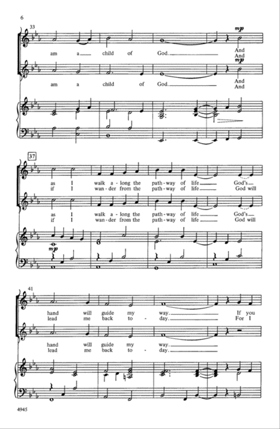 I Am God's Child I Am God's Child 2-Part scores gallery preview page 6