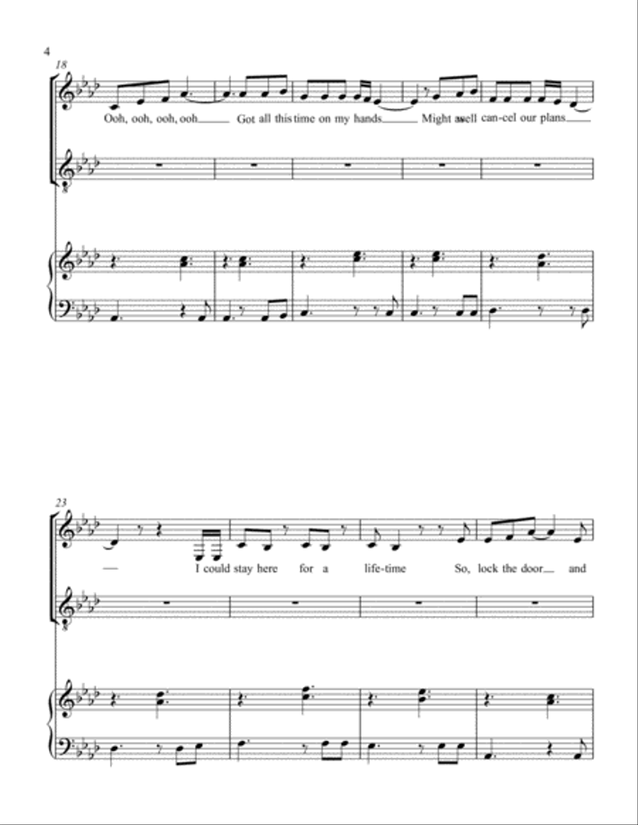 Stuck With U Small Ensemble scores gallery preview page 4