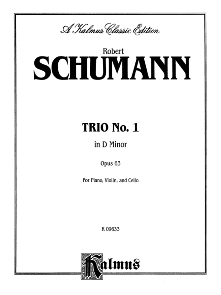 Trio No. 1, Op. 63