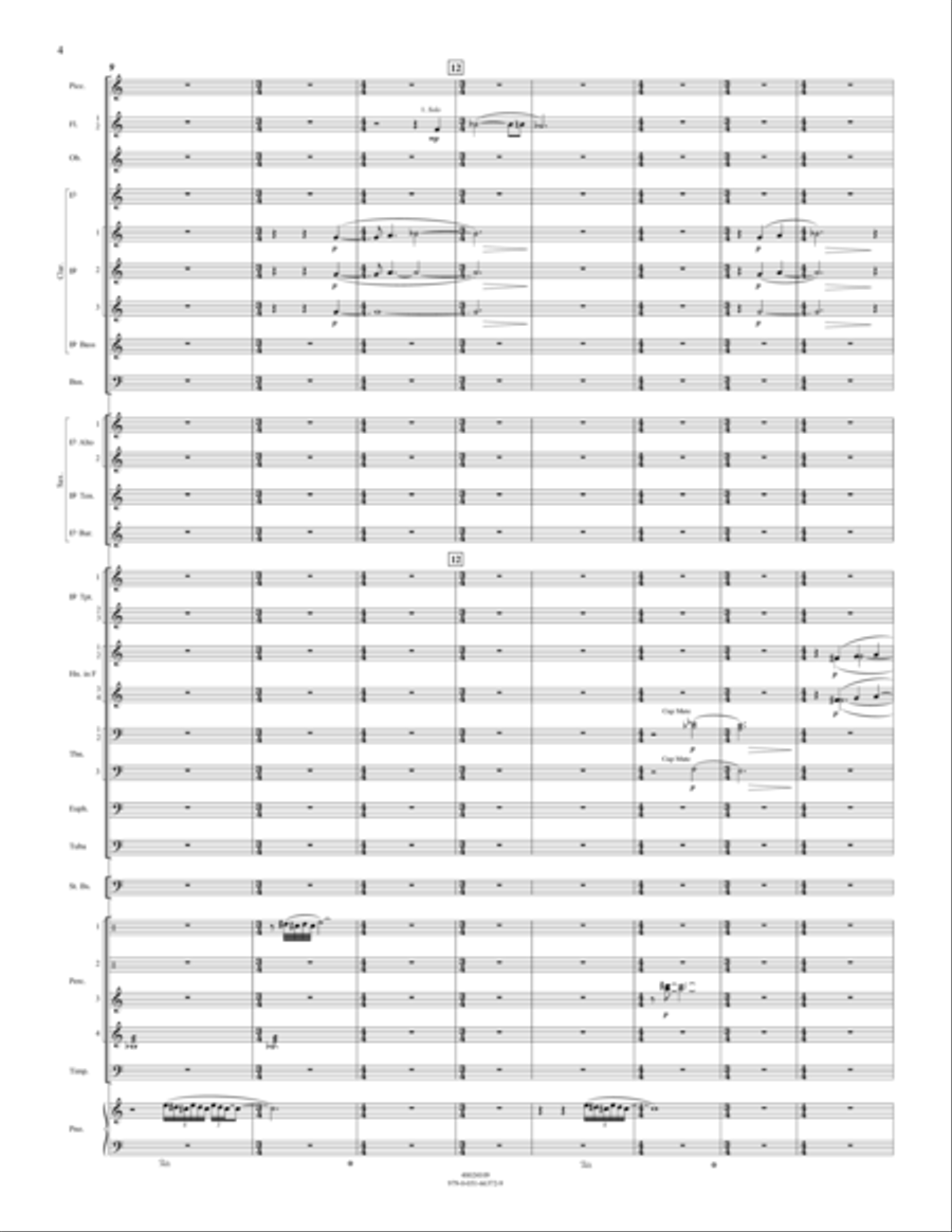 Searching for Lost Dreams - Conductor Score (Full Score) Concert Band scores gallery preview page 4