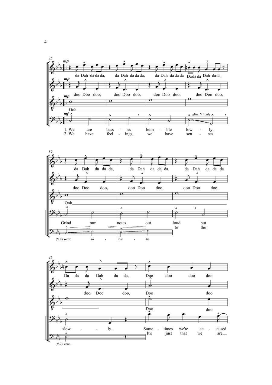 A Choral Menagerie Choir scores gallery preview page 4