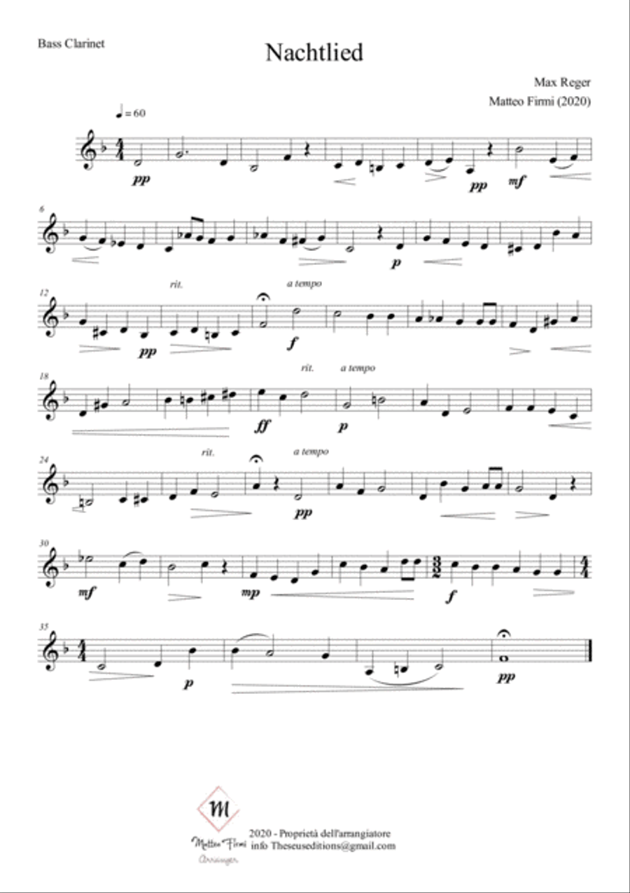 Max Reger - NachtLied Choir scores gallery preview page 5