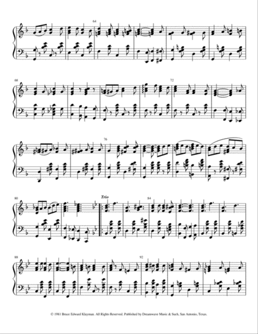 Soap Bubbles March Soap Bubbles March Small Ensemble scores gallery preview page 3