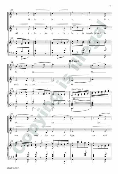 We Three Kings (Choral Score) image number null