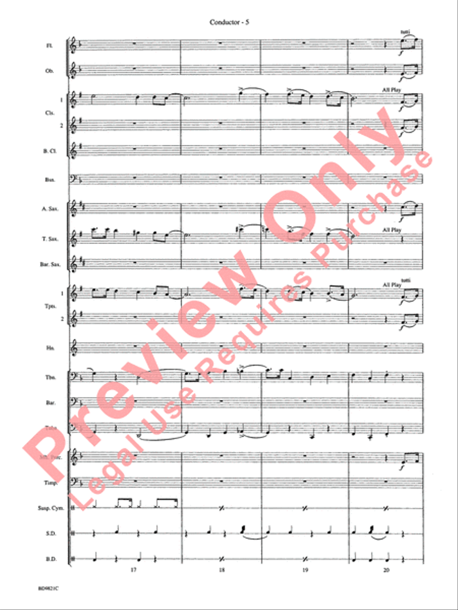 Let It Snow! Let It Snow! Let It Snow! Concert Band scores gallery preview page 8