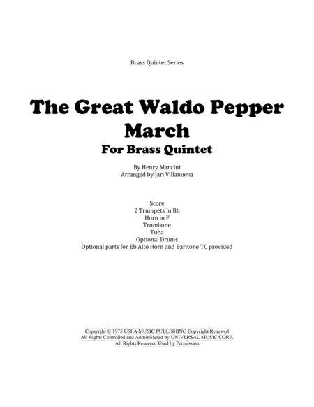 Great Waldo Pepper March image number null