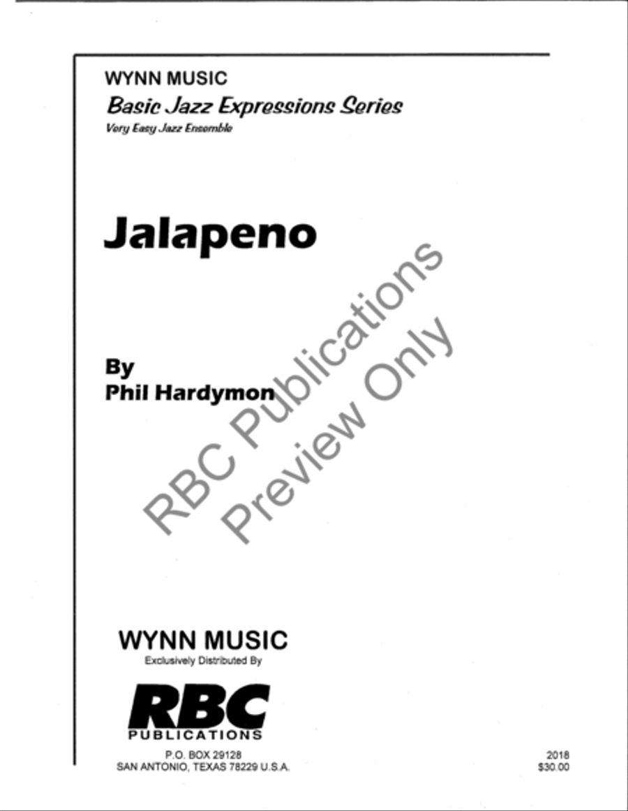 Jalapeno Jazz Ensemble scores gallery preview page 2