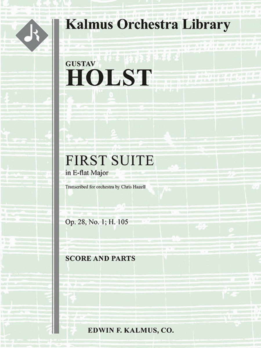 Suite No. 1 in E flat, Op. 28, No. 1 Chamber Orchestra scores gallery preview page 1