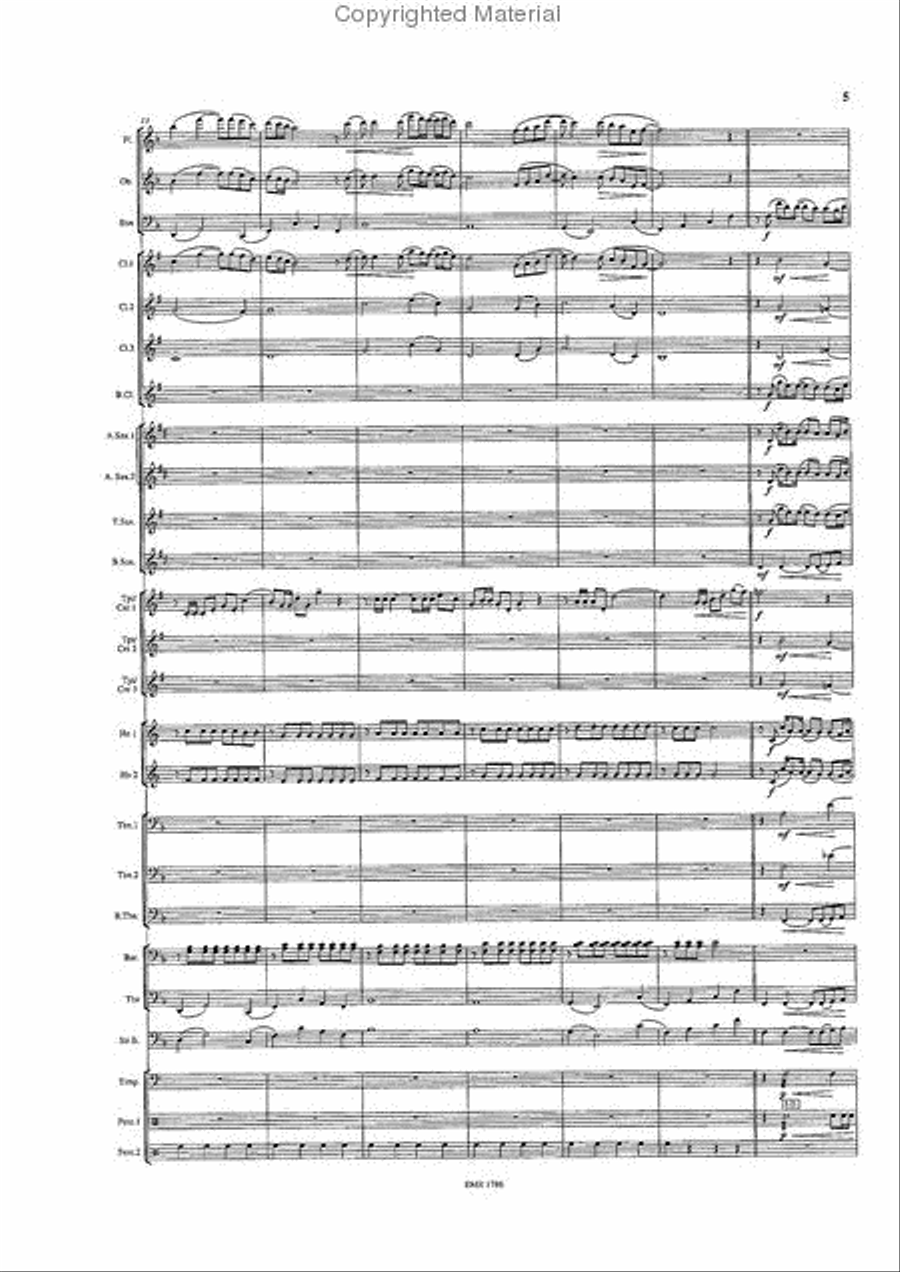 Hey Jude Concert Band scores gallery preview page 5