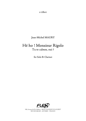 Book cover for Monsieur Rigolo