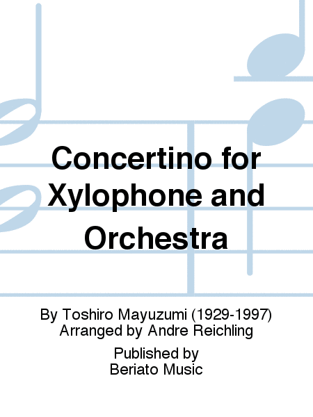 Concertino for Xylophone and Orchestra by Toshiro Mayuzumi Concert Band - Sheet Music