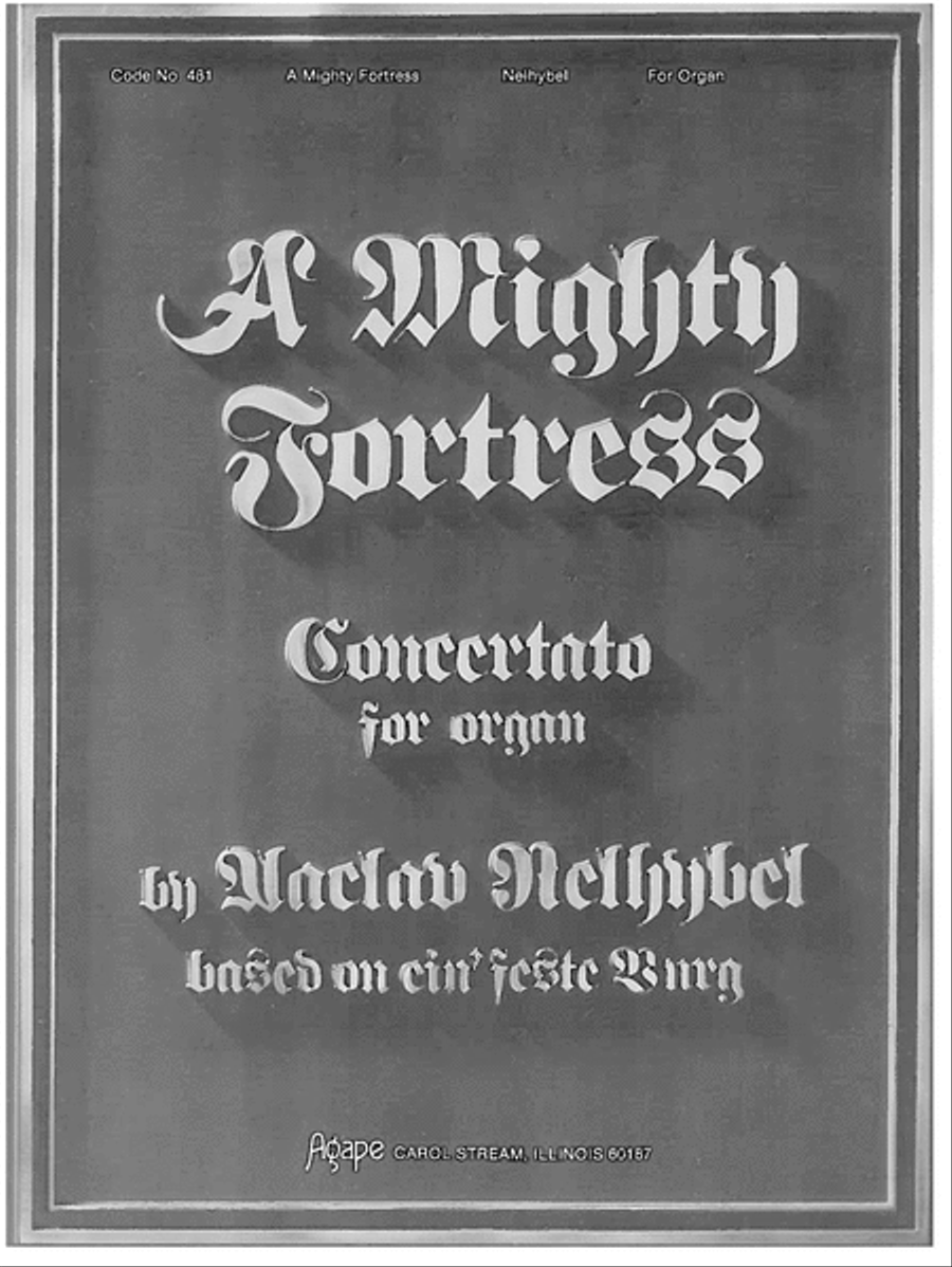 A Mighty Fortress Organ scores gallery preview page 1